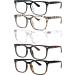 Blue Light Blocking Reading Glasses 5 Pack for Women Men - UV Ray/Glare Protection - Anti Eyestrain Computer Readers - Fashion Eyeglasses (Black/Clear  Grey Tortoise  Crystal  Havana Brown) - 3.0x - Buy Online on GoSupps.com