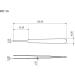 Buy Rubis Tech Precision Tweezers 2A - SA | 120mm Straight Rounded Tip Anti-Tarnish Acid-Resistant | International Shipping Available - Buy Online on GoSupps.com