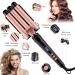 5-in-1 Curling Wand Iron Set | Interchangeable Ceramic Barrels for Long & Short Hair | LCD Display Curls & Waves - International Shipping Available - Buy Online on GoSupps.com