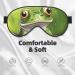 Cartoon Frog Sleep Mask - Adjustable Breathable Eye Mask for Comfortable Sleep | International Shipping Available - Buy Online on GoSupps.com