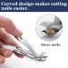 Premium Angled Head Nail Clippers for Seniors and Thick Nails - Steel Toenail Cutter for Men and Women - Buy Online on GoSupps.com