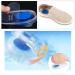 Buy TrendBox Men's Blue Silicone Gel Heel Pads - Elastic Soft Cushion Insoles for Pain Relief & Shock Absorption - Perfect for Sports & Walking - Buy Online on GoSupps.com