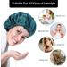 Fuyamp 2 Packs Satin Sleep Cap Adjustable Silky Sleep Bonnet for Women Long Curly Hair Double-Sided Waterproof Satin Hair Cap Extra Large Sleep Satin Bonnet for Women Girls Sleeping Lake Green+Rose Red - Buy Online on GoSupps.com