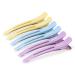 Aimike 6 hair clips hair clips for styling and cutting compartment clamps hairdresser hair clips women no trace clips hair with silicone tape hair clips hairdressing requirement for thick & thin hair macaron macarone violet blue yellow