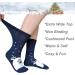 SYOLLAVE Extra Wide Diabetic Socks for Men Women - Bariatric Lymphedema Neuropathy Socks - Non Binding Cast Warm Sock Navy (2 Pairs) - Buy Online on GoSupps.com