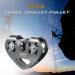 Lixada 30KN Tandem Speed Zip Line Pulley for Cable Backyard Zipline - Holds Up to 6700lbs - Grey | Perfect for Hauling, Rigging, and Commercial Use - Buy Online on GoSupps.com