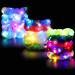 15PCS LED Hair Scrunchies  Led Light Hair Bands for Women with Luxury Jewelry Bag  Light Up Hair Scrunchy for Girls  Luminous Colorful Chiffon Glow Hair Tie Multi Light Modes  Fun Gift Party Favors