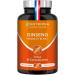 Red and White Ginseng - 100% Natural - Extraction Ratio 10:1 - Dosed at 15% Ginsenosides - Reduce Fatigue - Helps Concentrate - 60 Capsules - Nutrimea