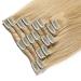 Clip-In Extensions - 100% Remy Human Hair 120g 60cm (#27 Dark Blonde) for Effortless Elegance - Buy Online on GoSupps.com
