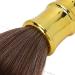 Barber Neck Duster Brush Soft Hair Electroplating Process Barber Brush Neck Duster for Hair Salon Golden - Buy Online on GoSupps.com