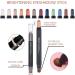 Eyeshadow Makeup Stick - No Crease Glitter Shimmer Pink Brown Cream Eye Shadow Stick with Soft Brush Rotatable Eye Brightener Pencil Crayon Long Lasting Waterproof for Metallic Eye Makeup-#03 03# - Buy Online on GoSupps.com