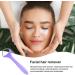 Xistuoz Facial Hair Remover Reusable Spring Epilator for Chin Washable Hair Remover for Back Nose Neck Lips Face Body Purple - Buy Online on GoSupps.com