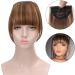 Bangs Hair Clip Clip in Bangs False Human Hair Extensions Bangs Hair Clip in Fringe Straight Flat Bangs with Temples for Women Curved Bangs Bangs Clip in Hair (Color : #10) - Buy Online on GoSupps.com