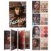 Esncddym Palette Make-up Book Blush Powder Highlighter and Contour 4 Layers Contouring Palette and Blush Powder Booklet For Women Girls Skin Types Birthday Christmas