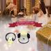 2 PCS BTS Chimmy Hair Tie Set for Women - Bangtan Boys Carton Hair Merchandise - Buy Online on GoSupps.com
