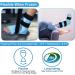Relief Expert Ankle Foot Ice Pack Wrap - Reusable Gel Cold Pack with Compression Therapy for Achilles Tendonitis & Plantar Fasciitis - Instant Pain Relief - Soft Plush Lining - Blue Medium - Buy Online on GoSupps.com