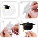 18pcs Yellow Glitter Cap Dessert Cupcake Topper Congrats Grad 2024 Theme Decorations 2024 Preschool High School College Graduation Party Decor Supplies - Buy Online on GoSupps.com