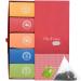 Khla - Set of 5 Organic Teas - 100 Infuser - Gift Box - Oolong Pai Mu Tan Breakfast OP Sencha & Chun Mee - Blue Green Bla
