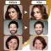 MOKERU Dark Brown Hair Dye Shampoo 500ML - Instant 3-in-1 Herbal Color for Men & Women, Gray Coverage - Buy Online on GoSupps.com