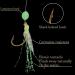 Skipaelf Luminous Sabiki Rig Set - 20 Pack | Surf Fishing Bait Rigs with Sharp Hooks and Shrimp Lure - Buy Online on GoSupps.com