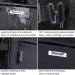 Rhinowalk Multifunctional Waterproof Bike Handlebar Bag - Black - Buy Online on GoSupps.com