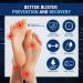 80-Piece Foot Blister Protection Bandaids - Waterproof Heel & Toe Blister Patches - Buy Online on GoSupps.com