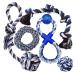 Belcka- Dog Rope Toy- 5pcs Durable Rope Toys Set for Large Medium Dogs- Dog Chew Toy- Strong Figure of 8 Rope- Natural Cotton Rope for Stimulation Training Teeth Cleaning- Dog Birthday Gift Set Dog Rope Toy 5Pcs