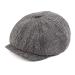 Pesaat Newsboy Caps for Toddler Boys Baby Kids Driver Cap Vintage Tweed Flat Pageboy Hats 2-5 Y 4-7 Years Black