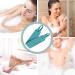 S&R PLKOP Exfoliating Back Scrubber, Glove & Loofah Set for Women - 3 Piece Green Bath Body Scrubber (31.5 * 3.7 inch) - Buy Online on GoSupps.com