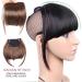 Bangs Hair Clip Synthetic Fake Blunt Hair Bangs 2 Clips in Hair Extension Neat Front Fake Fringe False Hairpiece for Women Clip in Bangs Bangs Clip in Hair(Color:B) 6inches B - Buy Online on GoSupps.com