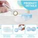 50 Pack Contact Lens Cases - Cute Leak-proof & Bulk Transparent Contact Cases in 5 Colors for Home & Travel - Buy Online on GoSupps.com