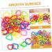 Shop Ibasenice 140 PTH Geometric Chain Buckle Baby Links - Colorful Sensory Rings for Newborns & Toddlers | 4-Piece Set (5.5x5.5cm) - Buy Online on GoSupps.com