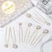 Kiiwah 32-Piece Pearl Hair Pins - Bridal U-Shaped Accessories for Weddings Proms & Parties - 4 Sizes - Gold - Buy Online on GoSupps.com