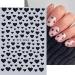 6 Sheets Valentine s Day Nail Stickers - 3D Heart Nail Art Decals in Black White Red Gold and Silver for DIY Nail Designs - Perfect Valentine s Nail Supplies for Women - Buy Online on GoSupps.com