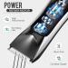 Men's Body Hair Trimmer - Electric Ball Shaver Groomer with LED Light | Waterproof, Rechargeable, Adjustable Guard | Wet/Dry Grooming Razor for Male Groin - Black - Buy Online on GoSupps.com