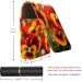 Travel Lipstick Organizer Case | Portable Makeup Bag with Mirror - Butterfly Flowers Design - Buy Online on GoSupps.com
