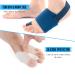 360 Relief Medical Bale - Hallux Valgus Correction Rail Adjustable Silicone Big Toe Straightener & Pain Relief - Blue with Laundry Bag - Buy Online on GoSupps.com