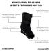 Rehband Ankle Brace | Neoprene Sports Ankle Support for Running & Fitness | Unisex Large Black - Buy Online on GoSupps.com