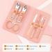 Pink 7-Piece Nail Clippers Set Nail Clippers for Women Beauty and Manicure Tools Home Pedicure Scissors 7pieces Set - Buy Online on GoSupps.com