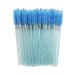PJRYC 50pcs Eyebrow Mascara Applicateur Extension Extension Extension Eau DE Mains DE Maquillage Cristal POIGNES DE CYLASH Poisson (Handle Color : Blue)
