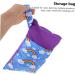 Fomiyes Women's Double Zip Storage Bag - Portable Tampon & Tapes Organizer | 2-Pack 35x23cm - Perfect for Travel & Home - Buy Online on GoSupps.com