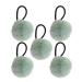 Hair Rope for Girls Girls' Colorful Pompom Hair Ring Ties Chic Pompom Hair Rope for Ponytail Fashionable Girls Hair Accessories for Daughter Sister Green