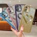 JONLONHA iPhone 11 Glittering Transparent Protective Cover | Luxurious Heart Pattern Shockproof & Scratch-Resistant TPU Case for Women | Full Camera Protection for 6.1 Blue iPhone 11 - Buy Online on GoSupps.com