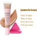 CC Cream Bb Cream Foundation Skin Tone Adjusting Matte Colour Correcting Brightening Face Cream Full Coverage Foundation Anti-Redness with Triangle Powder Puff Set (Sand) - Buy Online on GoSupps.com