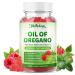 Oil of Oregano with Black Seed Oil 6000mg Oregano Oil Gummies 2-in-1 Black Seed Oil Supplement for Women & Men Digestive & Antioxidant Health Sugar Free & Vegan Raspberry Herbal Gummies 60 Count 60 Count (Pack of 1)