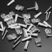 20 Pack Mirror Holder Clips Kit - Glass Retainer Clips for Mirror Hanging Hardware - Includes Screws - For Fixing Mirror Cabinet Door (Classic Style) - Buy Online on GoSupps.com
