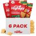 HighKey Gluten Free Everything Crackers - 6.75oz Keto Snack Everything Spiced Almond Flour Cracker Low Carb Chips Low Net Carb Food High Protein Crisp Snacks Friendly Foods