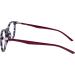 Opulize Large Round Purple Tortoiseshell Cherry Red Reading Glasses +2.00 Magnification - Comfortable Unisex Frame with Spring Hinges - Buy Online on GoSupps.com
