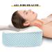 Memory Foam Anti-Snore Pillow - Neck Pain Relief & Neck Support Pillow - Ergonomic Orthopedic Cervical Pillow for Shoulder Pain - Side Sleeper Contour Pillow White+Blue - Buy Online on GoSupps.com