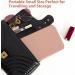 NEZZOE Lighted Makeup Mirror with USB Rechargeable - Portable Dimmable LED Mirror (Rose Pink) - Buy Online on GoSupps.com